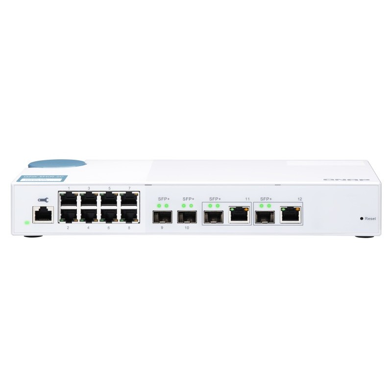 QSW-M408-2C - Switch - managed - 2 x 10 Gigabit SFP+ + 2 x C 10 G-Bit SFP+ + ...